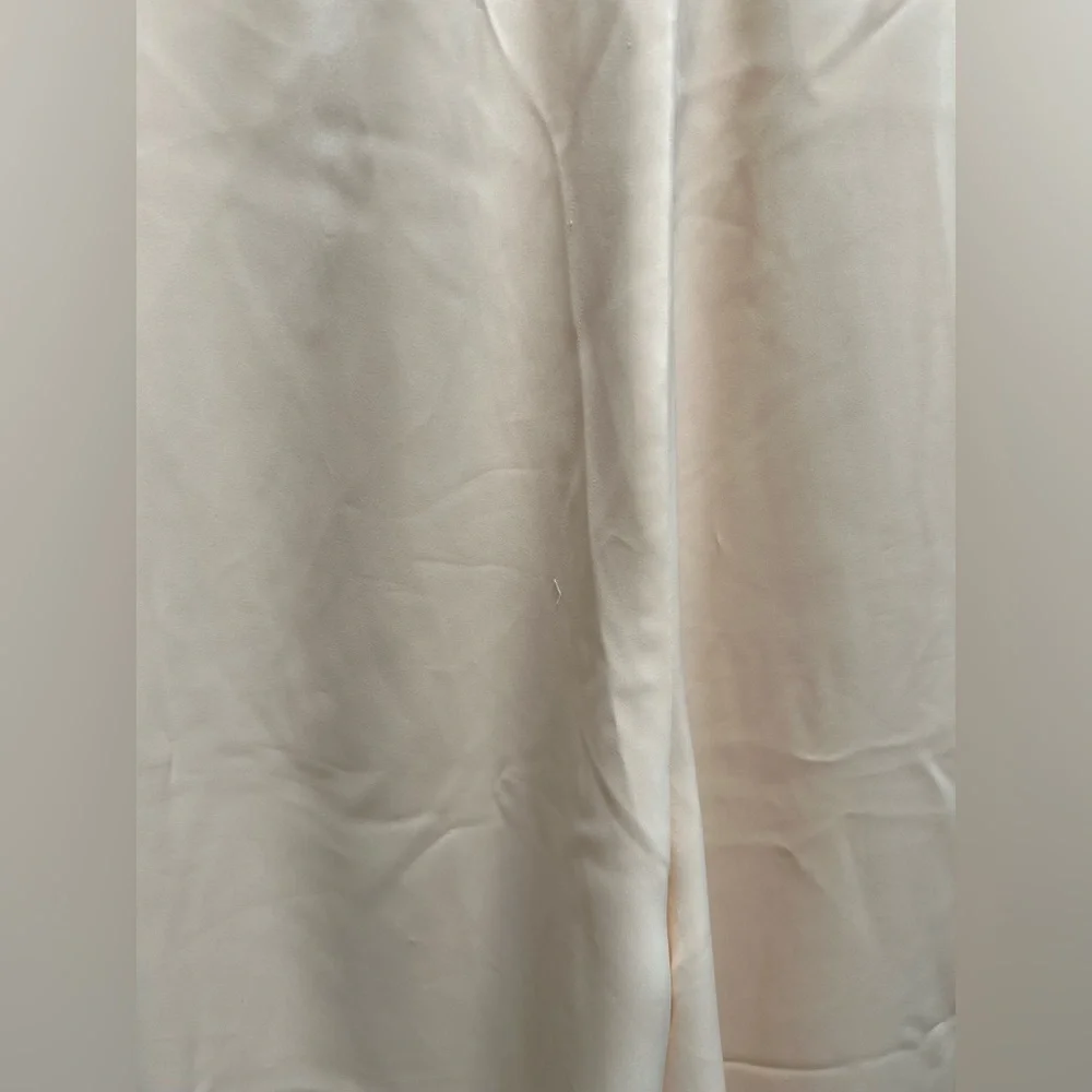J. Crew Easy Luxe Eco Long Sleeve Pajama Set Palest Peach size XXL